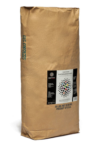Terre de Diatomée Alimentaire 22,7 Kg (50 lbs) 